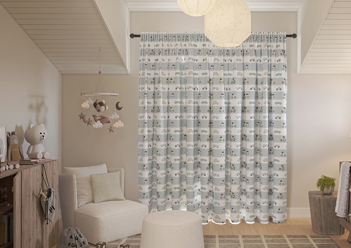 Brum Brum, Journey - Made to Measure Curtains - Image 7